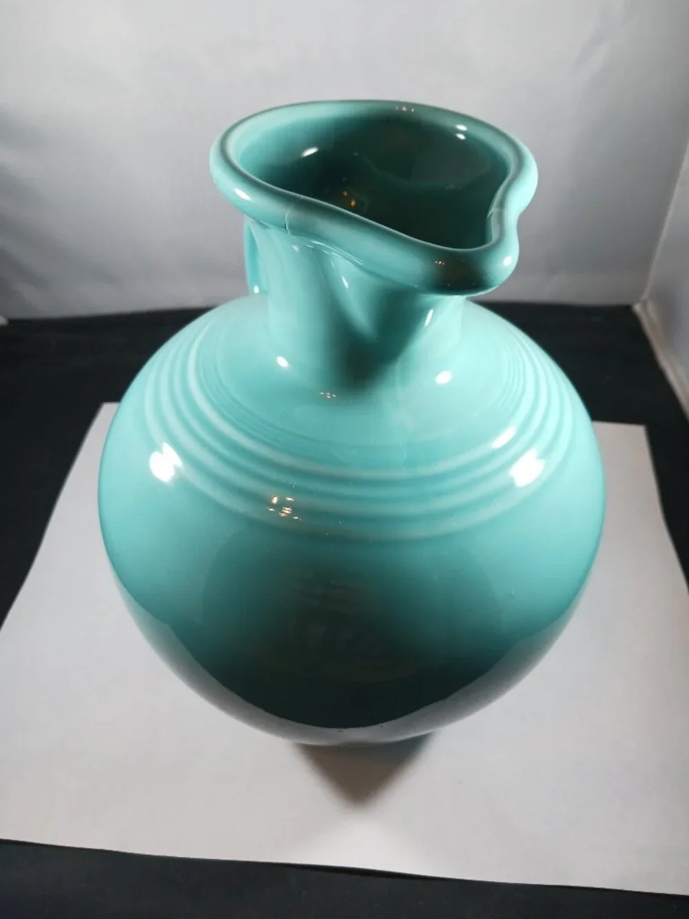 Vintage Fiesta Ware Blue Large Carafe